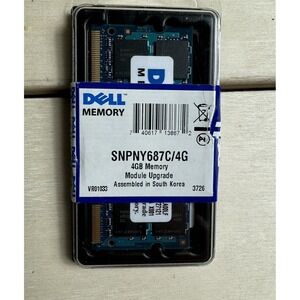 Dell SNPnY687C4G 4GB DDR3 Laptop Memory Module Upgrade Assembled in South Korea